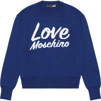 Dámská móda Dámský svetr Love Moschino Love Moschino modrá | bílá 3488793