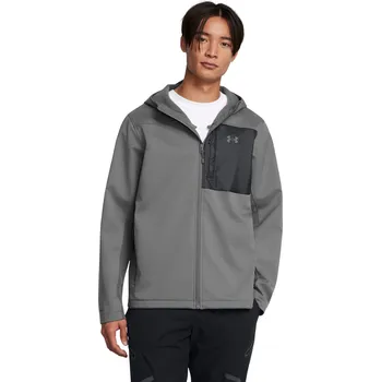 Pánská casual bunda Pánská bunda Under Armour SHIELD HOODED JACKET-GRY - Pánské Under Armour šedá 3072128