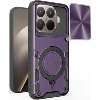 Pouzdro na mobilní telefon Kryt Xiaomi 15T Pro,Techsuit CamGuard Pro, fialový