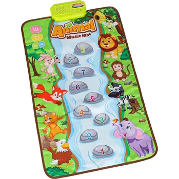 KIK KX2932 Hudební podložka Animal Music Mat 80 x 50 cm