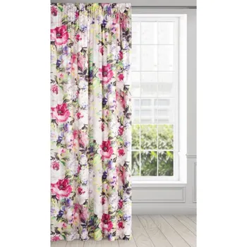 Vánoční ozdoba Hotový závěs AMELIE růžový - na pásce