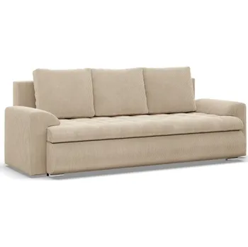 Sedací souprava Třímístná rozkládací sedačka FORESTA béžová