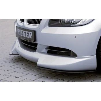 Nárazník Rieger spoiler pod přední nárazník pro BMW řada 3 E90, E91 sedan, touring před faceliftem, r.v. 03/05-08/08, 08/05-08/08, plast ABS bez povrchové úpravy