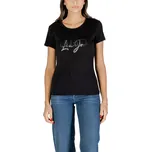 Černé triko Liu Jo s krátkým rukávem Liu Jo černá | světle modrá 3490529