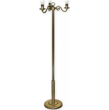 Stojací lampa Lemir 389/L3 svícen patina 3xE14 3x60W