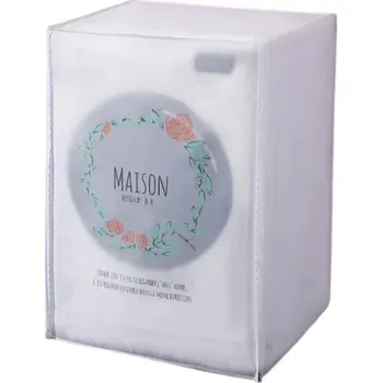 Ochranný potah na vrchem plněnou pračku 86 x 62 x 55 cm Motiv věnec s růžemi Zip nahoře i vpředu PEVA obal proti prachu a znečištění