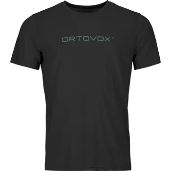 Pánské tričko Ortovox 150 Cool Brand T-shirt M Velikost: L / Barva: black raven