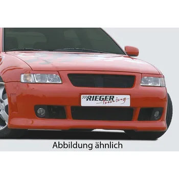 PC tuning Rieger přední nárazník pro Audi A3 8L 3-dvéř., 5-dvéř., plast ABS bez povrchové úpravy, pro vozy s integrovanou maskou bez znaku, s držáky originálních mlhových světel, pro vozy s ostřikovači světlometů