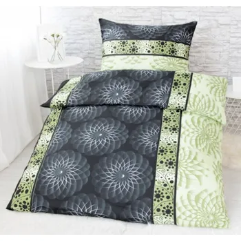 Povlečení UNI Bavlněné povlečení 2 kusy- ADINA zelená 2 x 140 x 200 2x 70 x 90