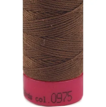 Nit Polyesterové nitě Aspo 30 / riflové návin 30 m, střední, 975 Chocolate Brown