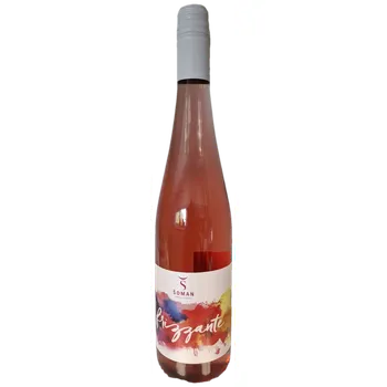Zweigeltrebe ROSÉ Frizzante 2024, moravské zemské víno - perlivé, Vinařství Šoman, polosuché