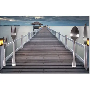 prostírání Sablio Prostírání Dřevěné molo: 40x30cm