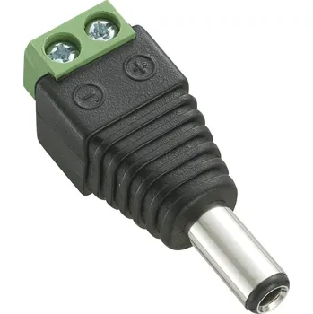 Conexpro DC napájecí konektor zástrčka 2.1x5.5 mm se svorkovnicí PTB-21-55