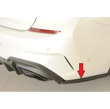 Nárazník Rieger spoiler pod zadní nárazník na pravé straně pro BMW řada 3 G21 touring r.v. 03/19-06/22, plast ABS bez povrchové úpravy