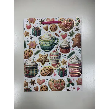 Dárková taška Poprokan Vánoční dárková taška 18x23x10cm Motiv: Motiv 2