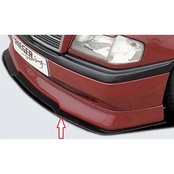 Nárazník Rieger lipa pod přední nárazník Rieger pro Mercedes třída C W202 sedan, t-model, plast ABS bez povrchové úpravy