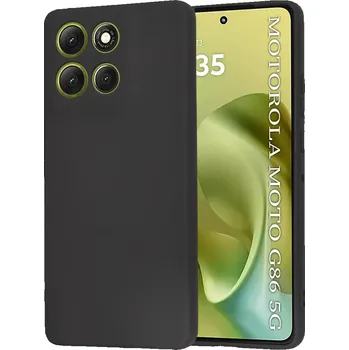 Pouzdro na mobilní telefon Kryt Motorola Moto G86 Techsuit SoftFlex - black