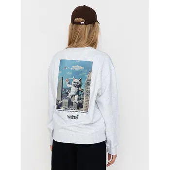 Dámská mikina Carhartt WIP Wiptopia Script (ash heather/dusky beige) M, šedá