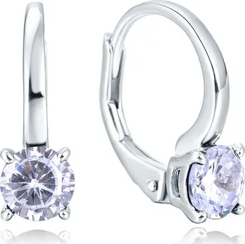 Náušnice NUBIS® Stříbrné dámské náušnice se zirkony - NB-3161