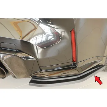Nárazník Rieger spoiler pod zadní nárazník na pravé straně pro BMW řada 4 G83 M4 kabriolet r.v. 06/21-, plast ABS bez povrchové úpravy