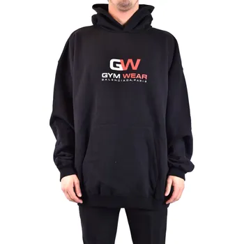 Pánská mikina Balenciaga pánská mikina s kapucí Balenciaga černá 3490817