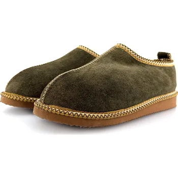 Dámské pantofle Unisex vlněné papuče FREYA, kaki 37