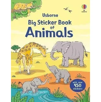 Cizojazyčná kniha Big Sticker Book of Animals