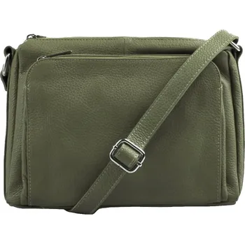 Kabelka Kožená crossbody kabelka 5542 oliva