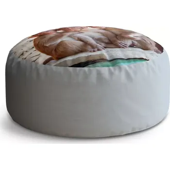 Taburet Sablio Taburet Circle Opičky: 38x48 cm