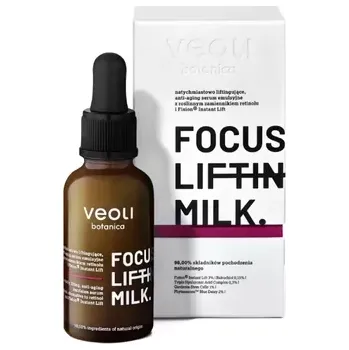 Pleťové sérum Veoli Botanica Focus Lifting Milk emulzní sérum proti vráskám na obličej, 30 ml