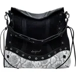 Desigual černá kabelka s hadím vzorem DESIGUAL černá | bílá 3490602