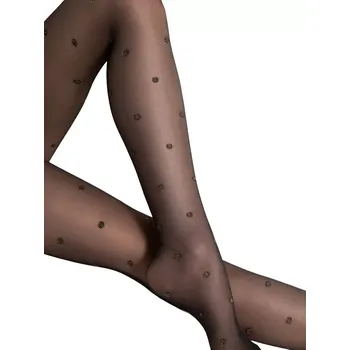 Dámské punčochy Silonky Fiore Confetti nero-gold velikost 170-176