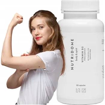 Kapsle s vitamínem D3 4000 IU Nutridome pro podporu imunity, 60 ks