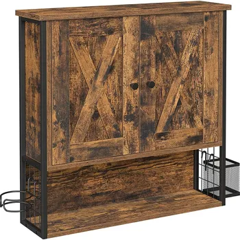 Koupelnový nábytek VASAGLE Koupelnová skříňka, 60x16x60cm, černá Umyvadlová skříňka