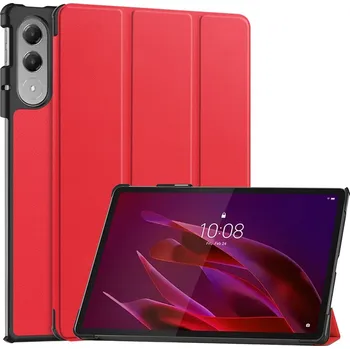 Pouzdro na tablet VSECHNONAMOBIL 129979 LEATHER výklopný kryt pro Lenovo Yoga Tab 11.1 červený