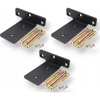 Držák na polici Konzole na polici loft podpěra držák pod poličku typu T 100 x 100 x 50 mm