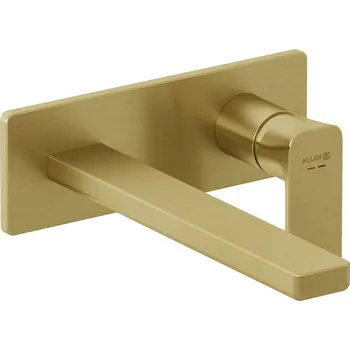 Vodovodní baterie Kludi Renon umyvadlová baterie pod omítku zlatá 42245N075