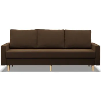 Sedací souprava Třímístná rozkládací sedačka BLANK Comfort hnědá