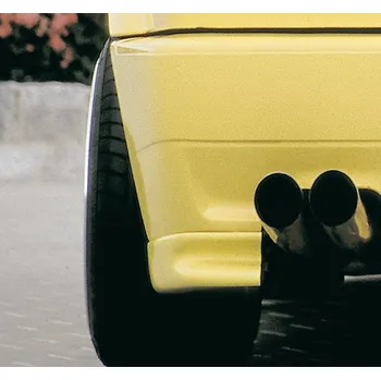 Nárazník Rieger spoiler pod zadní nárazník pro Volkswagen Corrado 53I kupé r.v. 88-95, plast ABS bez povrchové úpravy, kratší levá část