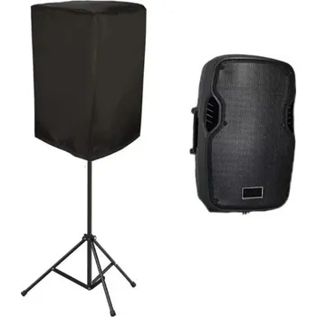 Voděodolný potah 30×28×46 cm na reproduktor Ochranný kryt z odolného polyesteru proti prachu dešti a UV záření Pro vnitřní i venkovní použití