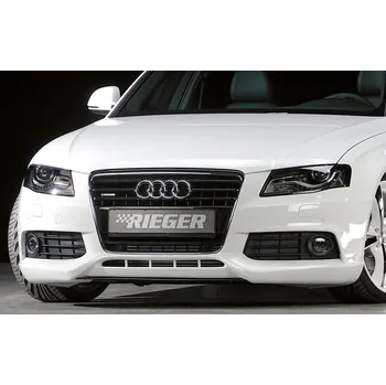 Nárazník Rieger spoiler pod přední nárazník pro Audi A4 B8, B81 avant, sedan před faceliftem, r.v. 11/07-12/11, plast ABS bez povrchové úpravy, mimo S-Line