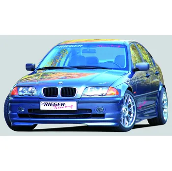 Nárazník Rieger spoiler pod přední nárazník pro BMW řada 3 E46 sedan, touring před faceliftem, r.v. 02/98-12/01, plast ABS bez povrchové úpravy, pro vozy s M-Technic