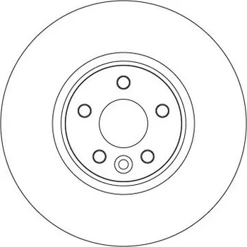 Brzdový kotouč Brzdový kotouč TRW DF6724S