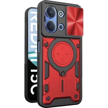 Pouzdro na mobilní telefon Kryt Xiaomi Redmi 15C 4G/5G Techsuit CamGuard Pro - red