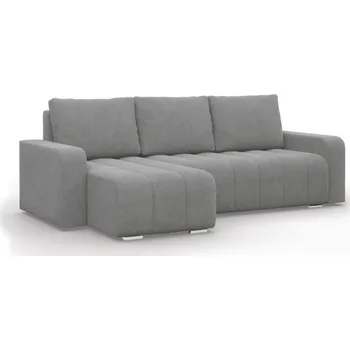 Sedací souprava Rohová rozkládací sedačka ABRIELLE levá, šedá