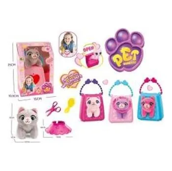 plyšák Torba z kotkiem MIX