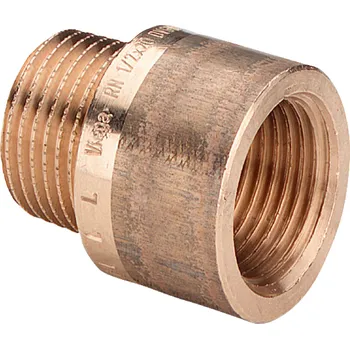 Fitinka prodloužení bronz Viega 1/2" x 17,5mm závitové, (m.3525)