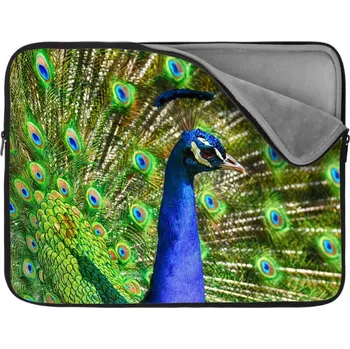 pouzdro na notebook Sablio Obal na notebook Páv - 17"