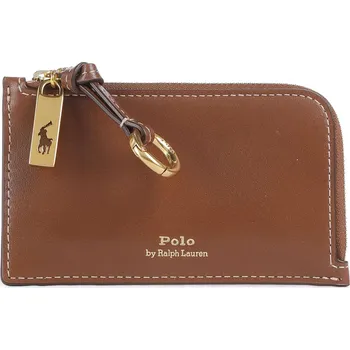 Peněženka Polo Ralph Lauren ID Collection Small Pouzdro na kreditní kartu 7cm, L, hnědá, kůže, 50546707