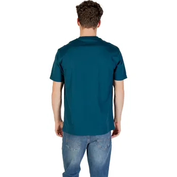 Pánské tričko Armani Exchange pánské tričko Armani modrá | tyrkysová | krémová 3491687